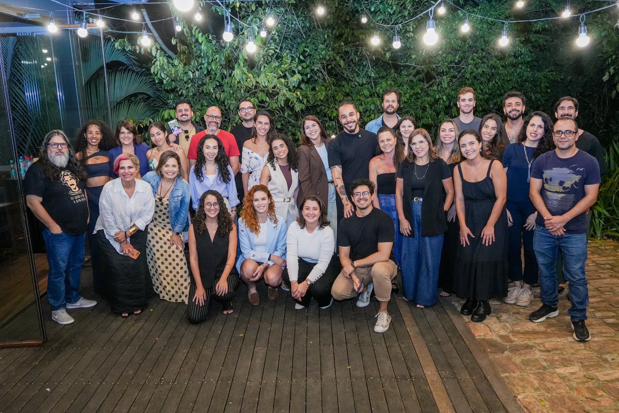 Foto do grupo na abertura do oCamino